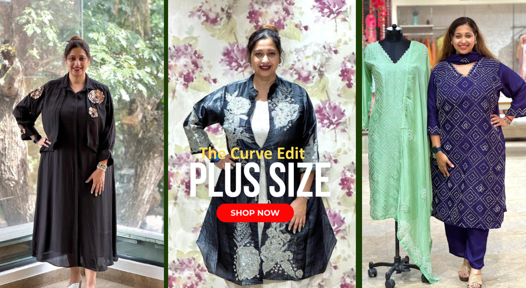 designer plus size ethnic wear in bangalore
