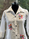 White Collared Neck Tunic