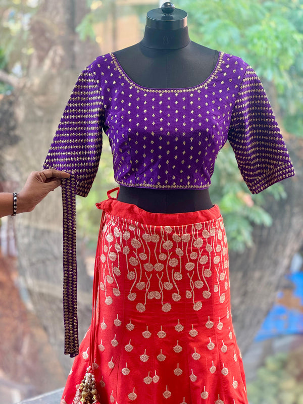Purple Lehenga