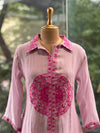 Light Pink Mul Co Ord