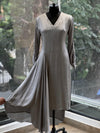 Gray V Neck Tunic