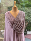 Light Mauve Shimmer Gown