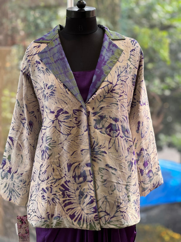 Purple Skirt Set