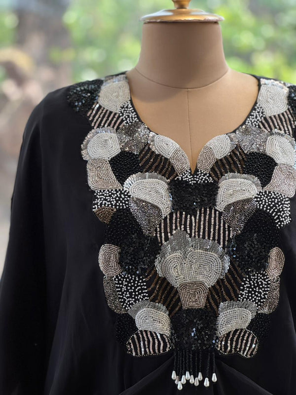 Black Kaftan Tunic