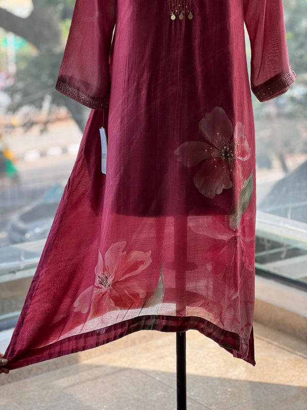 Plum Floral Co Ord
