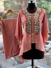 Pink Intricate Work Co Ord