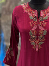 Maroon Mul Suit