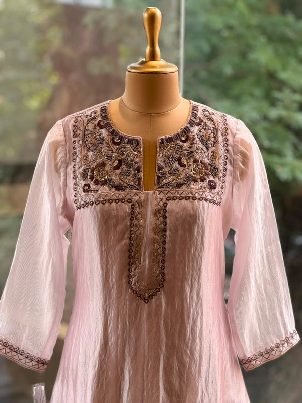 Mauve Glass Tissue Suit