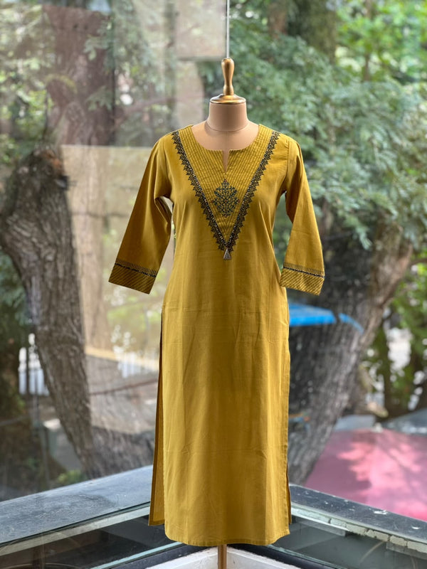 Greenish Yellow Tunic