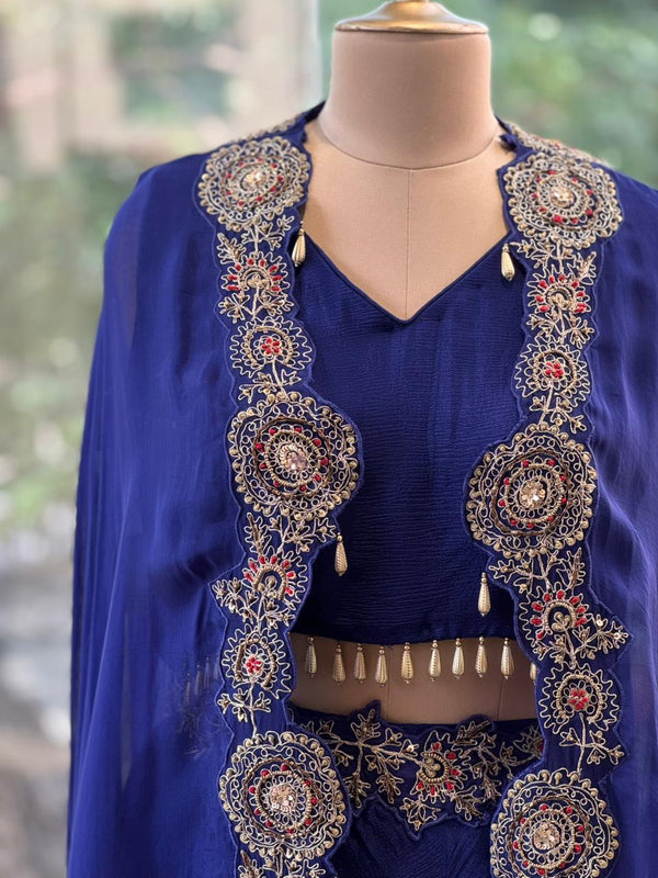 Purple Cape Set
