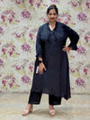 Black Beads Work Co Ord