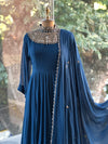 Blue Sharara Set