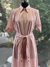 Light Peach Collared Neck Tunic