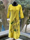Greenish Yellow Embroidered Co Ord