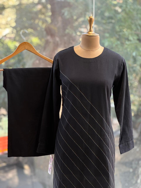 Black Lines Co Ord