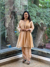 Peach Tissue Dupatta Set
