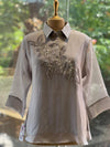 Grey Organza Co Ord