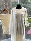 Off White Dupatta Set