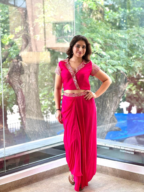 Pink Skirt Set