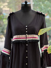 Black V Neck Tunic