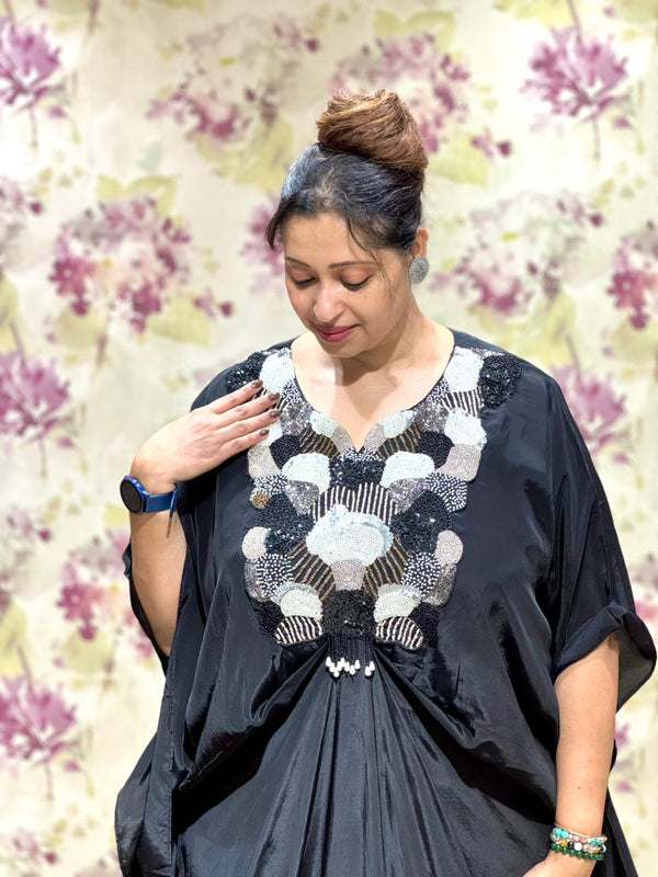 Black Kaftan Tunic