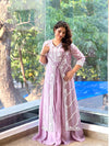 Mauve Jacket Style Gown