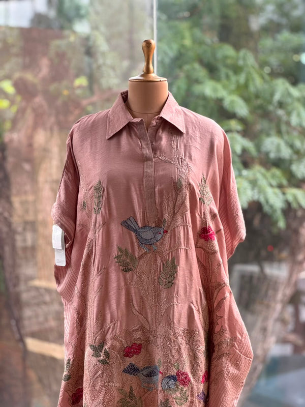 Beige Kaftan Co Ord Set