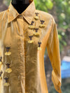 Yellow Collared Neck Tunic