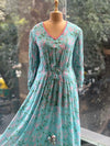 Light Blue Floral Tunic