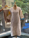 Half White Linen Co Ord