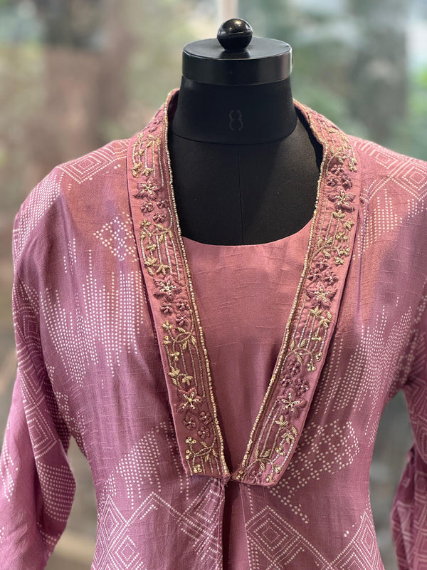 Mauve Jacket Style Co Ord
