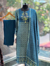 Blue Soft Silk Suit