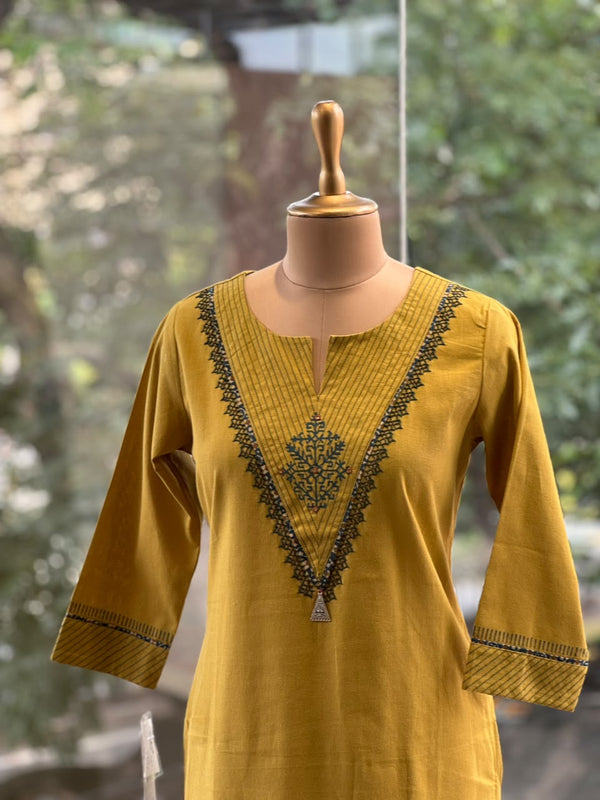 Greenish Yellow Tunic