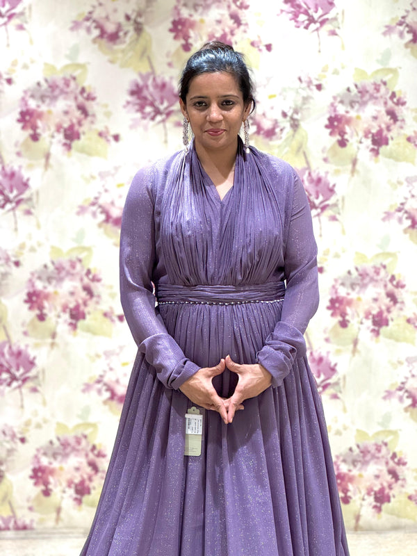 Mauve Shimmer Gown