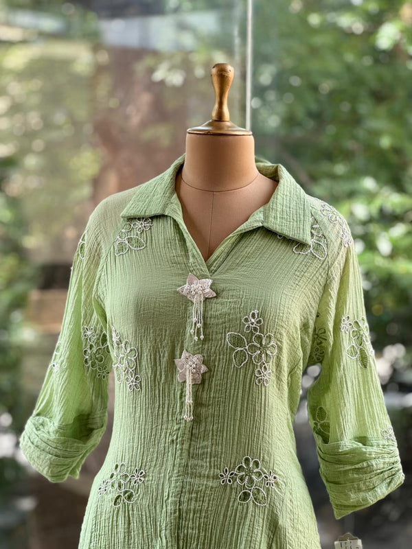 Pista Green Crush Tunic