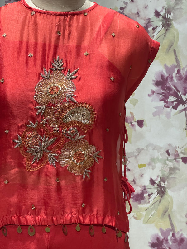 Rust Palazzo Set