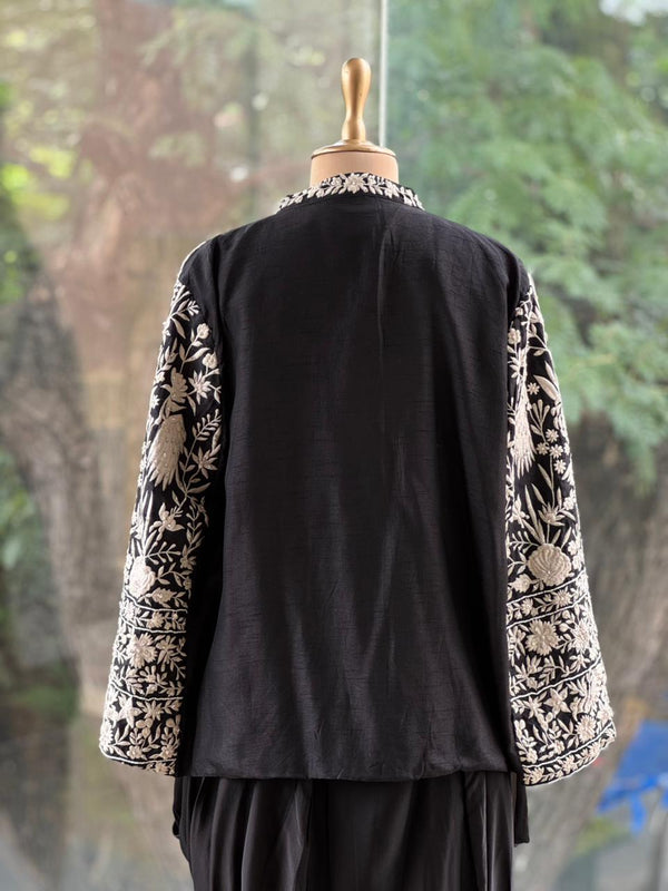 Black Stylish Jacket Set