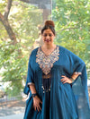 Blue Skirt Set
