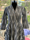 Grey Ikkat Tunic