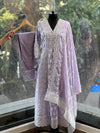 Mauve Emroidered Set