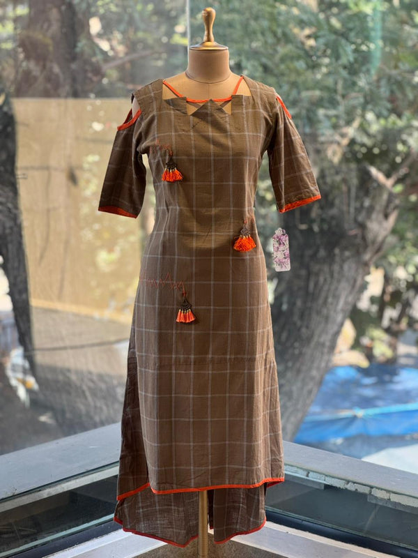 Green Tessels Hanging Tunic