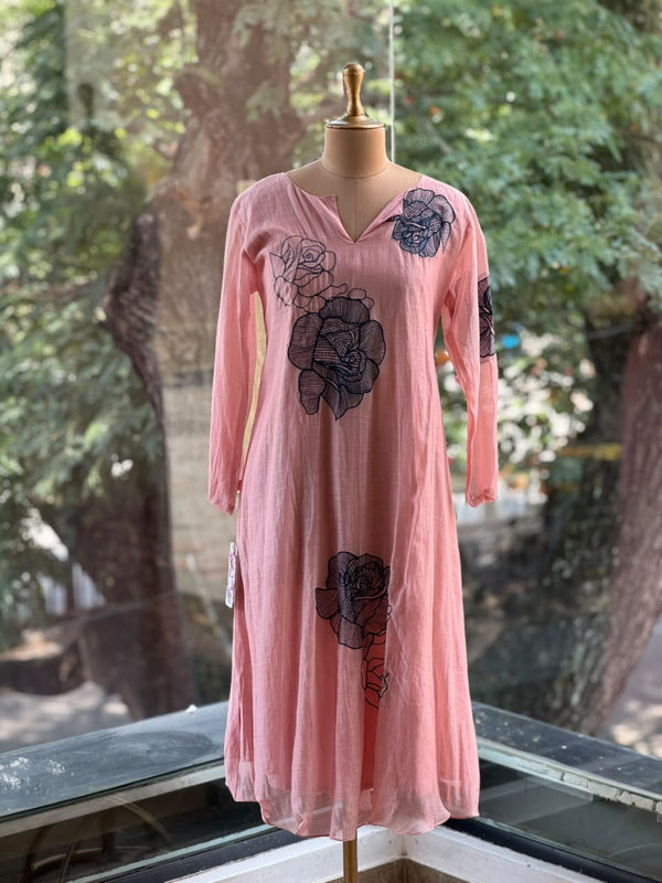 Pink Crush Dupatta Set