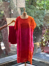 Pink/Orange Kaftan Co Ord
