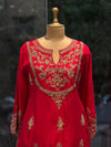 Red Skirt Set