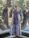 Purple Printed A-line Tunic
