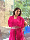Pink Floral Lehenga