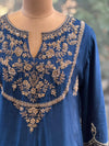 Blue Skirt Set