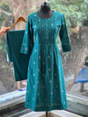 Blue Pin-Tux Yolk Co Ord