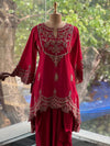 Reddish Maroon Skirt Set