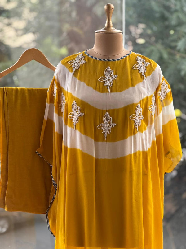 Yellow Kaftan Co Ord